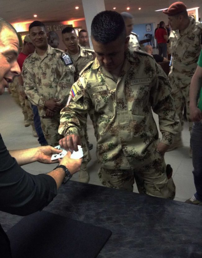 military pick a card